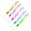 5Pièces Stylos Souples Plume Nylon Plastique Multicolores 1