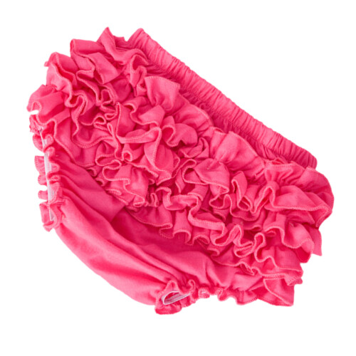 Calcinhas De Algodão Com Babados E Para Bebê M Rosa