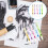 5Pièces Stylos Souples Plume Nylon Plastique Multicolores 11