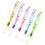 5Pièces Stylos Souples Plume Nylon Plastique Multicolores 3
