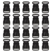 20Pairs Durable ABS Quick Side Release Buckle for Bag Strap Backpack