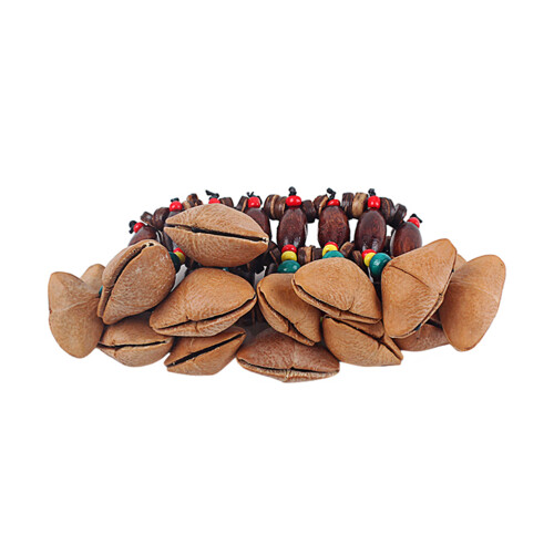 Nut Shell Pulseira Mão Chimes Instrumento Percussão Orquestral 1