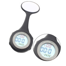 Lcd Display Electric Watch Relógio De Com Alça Preto