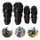 Conjunto Equipamento Proteção Joelheiras Cotoveleiras 11