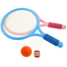 1 Set Barns Sportutrustning Badmintonracket Och Boll