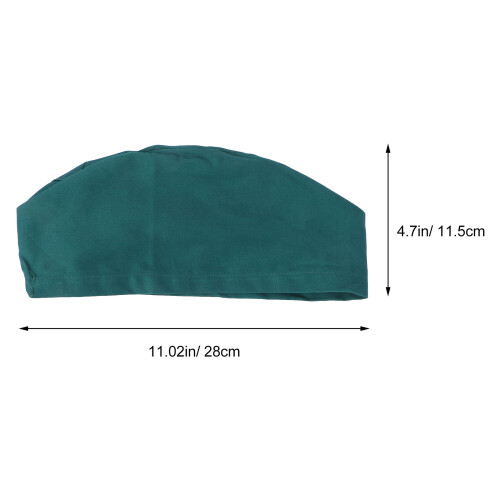 Unisex Rund Hatt I (Svartgrön) 1