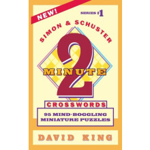 SIMON AND SCHUSTERS TWOMINUTE CROSSWORDS Vol. 1 by David King Paperbac