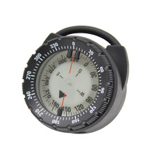 Dive Compasses Pipe Clamp Mount, Diving Compasses For Scuba, Underwater Glowing Dial, Aluminum Waterproof