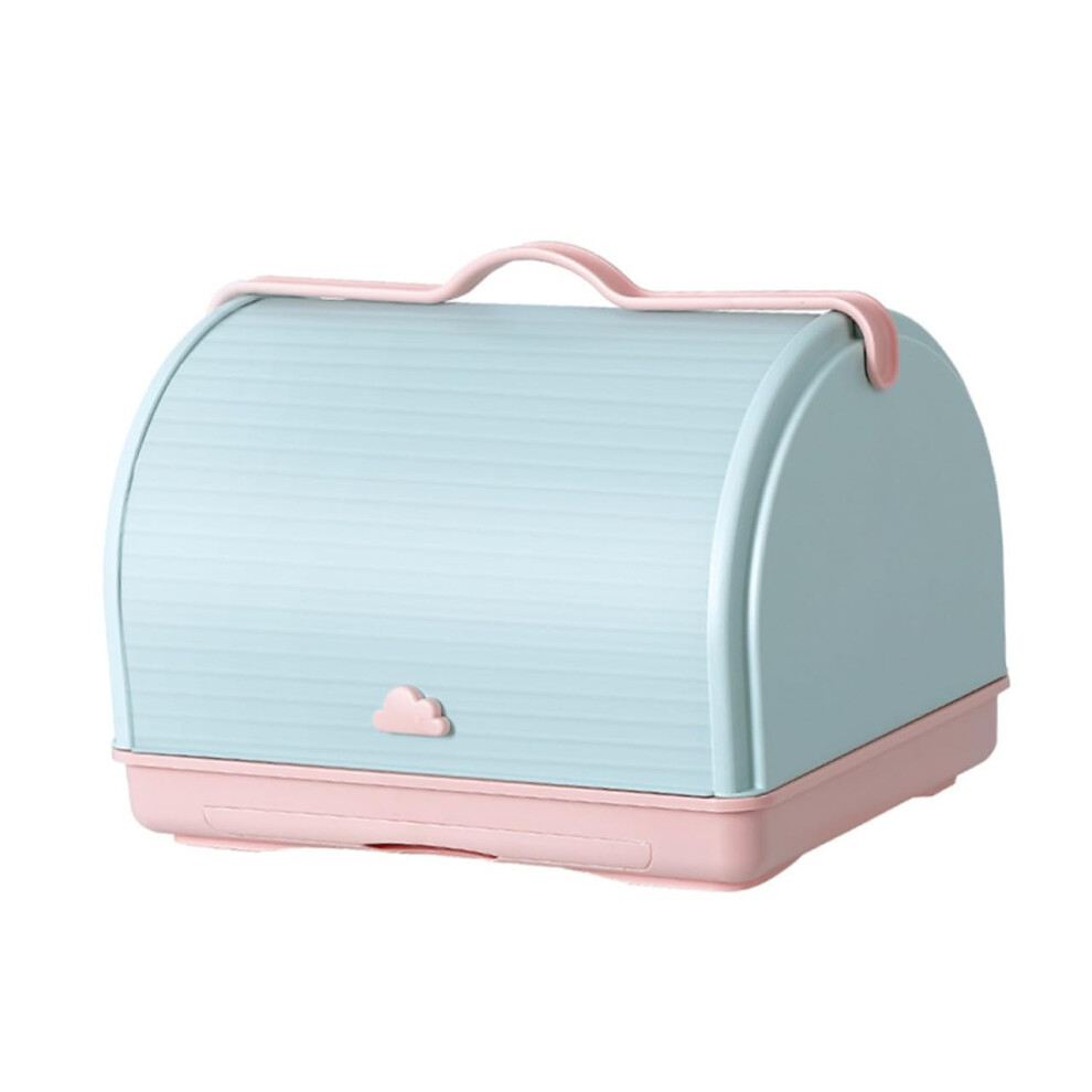 Portable Milk Bottle Drying Box With Cover And Handle, Bottle Organizer For Nursing Cups, Dustproof Cup Drainer Travel