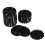 100 Pezzi Tappi Per Bottiglie Decorativi Nero 1
