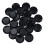 100 Pezzi Tappi Per Bottiglie Decorativi Nero 4
