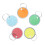 Jewelry Making Charms Assorted Color Round Flat Blanks 100 Pcs 6