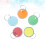 Jewelry Making Charms Assorted Color Round Flat Blanks 100 Pcs 11