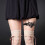 Set Reggicalze Sposa In Con Fascia Per 4
