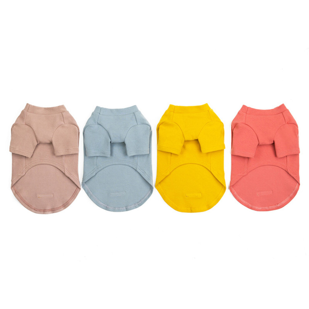 Pet Jednokolorowa Koszulka BawełNiana, Styl Spocznienia, Rozmiar L-image