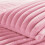 Big Cord Teddy Fleece Warm Blush Pink Bedding Set Single 4