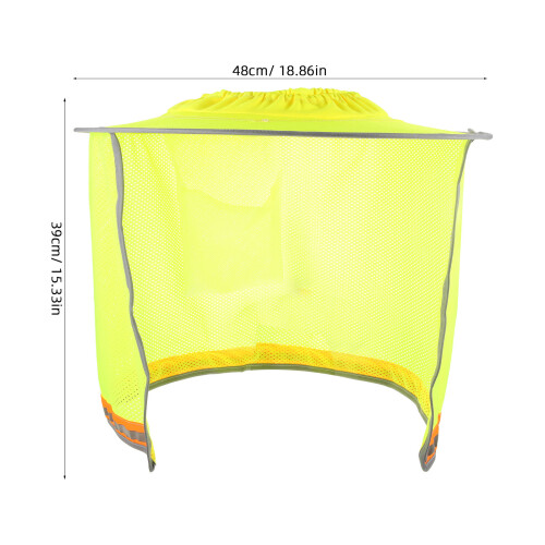Capacete De Proteção Com Total E De Pescoço Para Obra 1