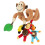 Brinquedo De Atividade Para Bebê Com Macaco Musical 0-36 Meses 11