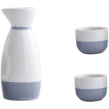 Sake Cup Set, Ceramic Sake Cup, Traditional Japanese Style Sake Set, Sake Pot, 1 Set