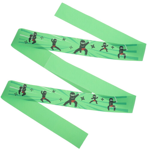 2 Pièces Bandeaux Ninja Élastiques Pour Enfants Fêtes De Karaté