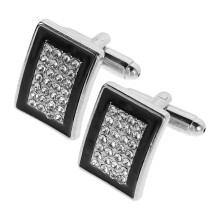 1 paire de boutons de manchette en pour chemise de smoking
