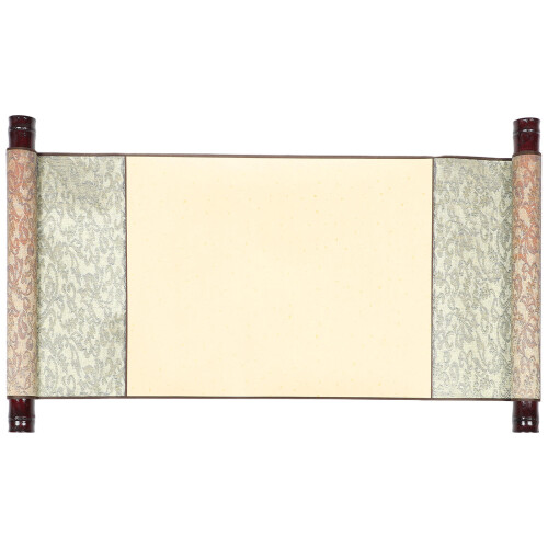 Blank Calligraphy Scroll Stile Antico Doppio Scorrimento
