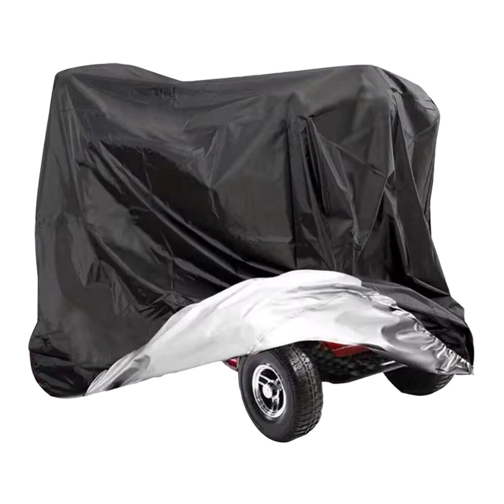 Heavy Duty Mobility Scooter Cover 210D Oxford Waterproof Anti-Uv Elastic Band Fits Most Mobility Scooters 142X66x91 Cm 9016109542991