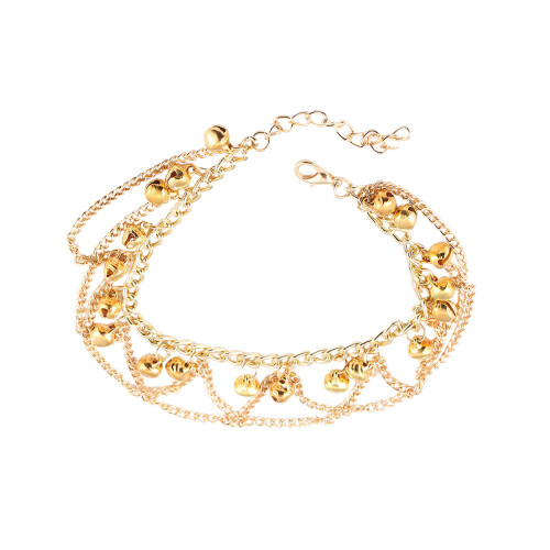 Corrente De Tornozelo Bell Personalizada Com Borlas