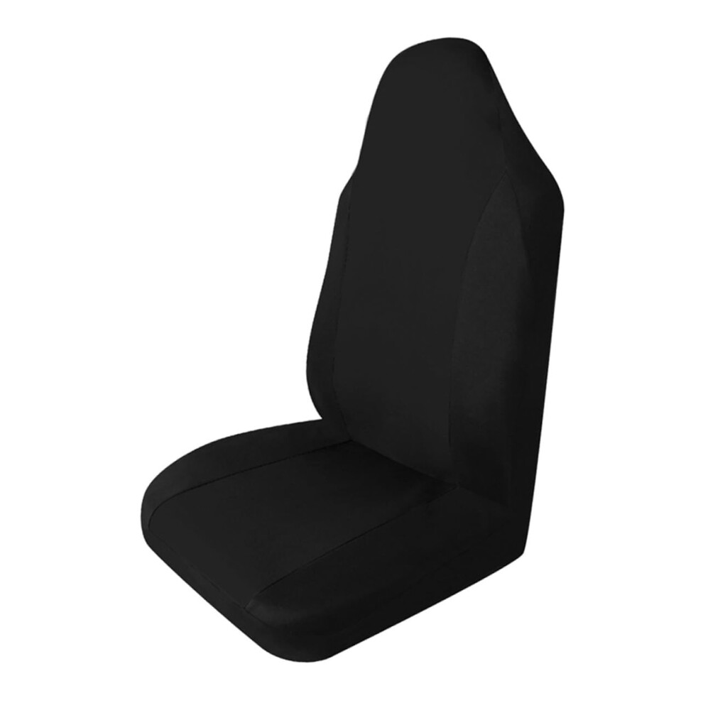 Car Seat Cover Front Seat Protector Breathable Washable Universal Fit For Truck Suv Van Black 9084446528855