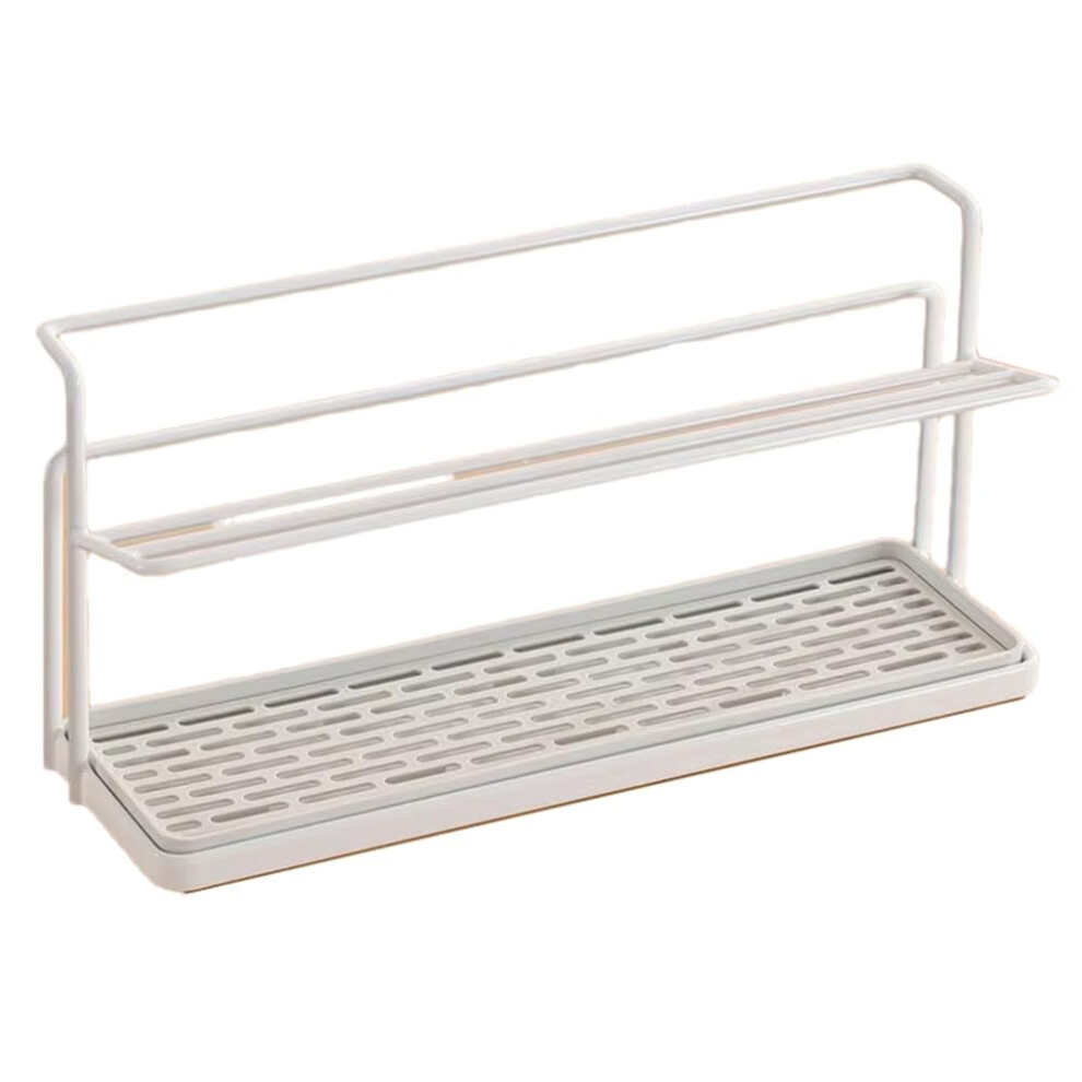 Bottle Drying Rack Two-Tier Space-Saving Design For Bottles Tray For Kitchen Sink Countertop Storage
