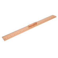 holz-maßstab mit doppelskala, 20 cm / 8 zoll für näharbeiten und unterricht