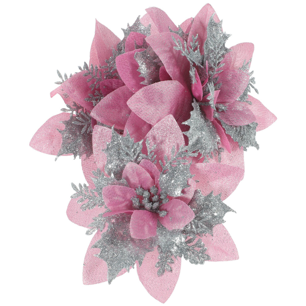 36 Sztuk ŚWięTogaje Kwiaty Z Wciskowym Haczykiem Dekoracyjne Sztuczne-image