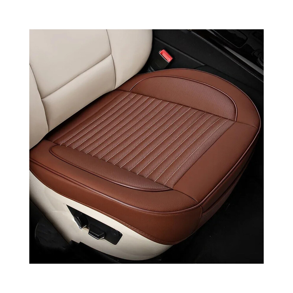 Car Seat Cushion Universal Fit Car Seat Covers Synthetic Material Four Seasons One Piece Interior Protector Orange 9084446529425