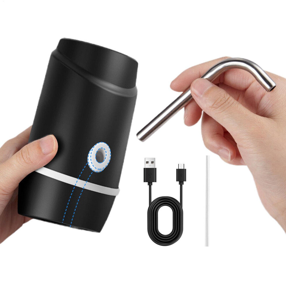 Water Bottle Pump Electric 5-Gallon Jug Usb Charging Portable Travel Drinking Fountain Pump 9354506438821