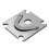 Ventilplatte 48 x 62 mm 1/2,5/3/4P Dichtung 3
