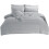 Big Cord Teddy Fleece Warm Silver Grey Bedding Set Double 1