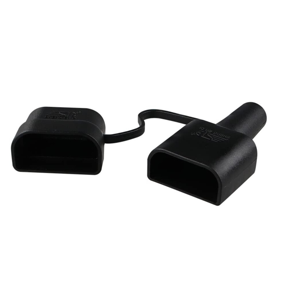 Waterproof 50A Dust Cable Sheath Cover Black Red With Cap For Anderson Power Connectors 9084446529661