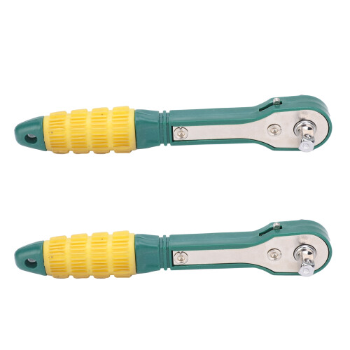 2Pcs Ratsche 1/4 Hex Buchse 45# Stahl Stick 2