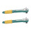2Pcs Ratsche 1/4 Hex Buchse 45# Stahl Stick 2