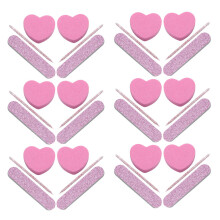 20Ensembles Kit Rose Pour Ongles Outils Polyvalents