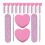 20Ensembles Kit Rose Pour Ongles Outils Polyvalents 7