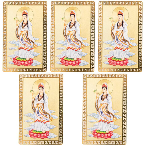 5 Pezzi Amuleto Fengshui Guanyin 2