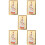5 Pezzi Amuleto Fengshui Guanyin 8