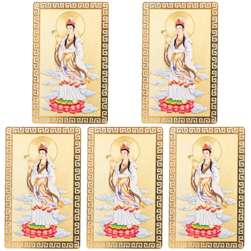 5 Pezzi Amuleto Fengshui Guanyin 1