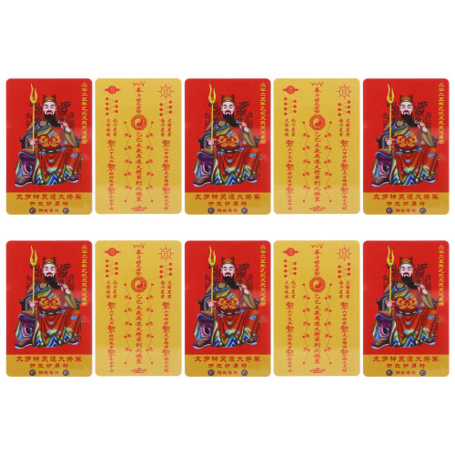 20 Pezzi Carta Tai Sui Del Amuleto Pace