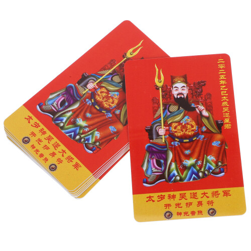 20 Pezzi Carta Tai Sui Del Amuleto Pace 2