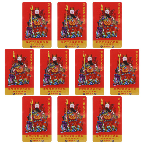 20 Pezzi Carta Tai Sui Del Amuleto Pace 1