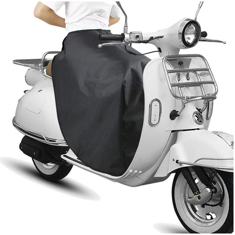 Scooter Leg Cover Universal Fit Waterproof Windproof Leg Protection Lap Apron Black 9016109544353