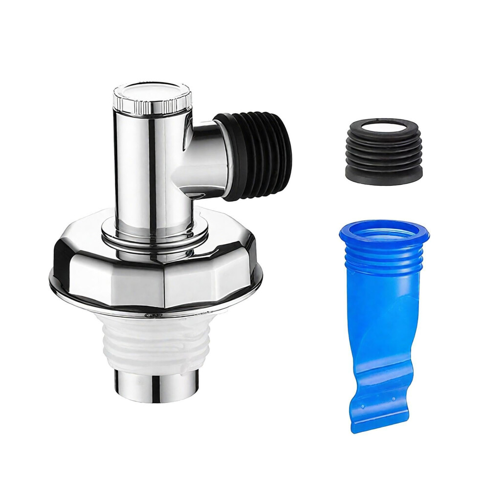 Floor Drain Adapter With Sewer Tee Joint, Elbow, Double-Purpose Tube Connector For Kitchen, Lavatory, Basin 9354506439330