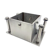 Stainless Steel Post Base 85x85 mm For Deck Pergola Railing Mailbox Installation Heavy Duty Square Anchor